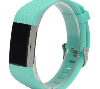 KD Silicone Strap for Fitbit Charge 2 S/M – Frost Blue