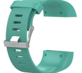 KD Silicone Strap for Fitbit Surge (M/L) – Frost Blue