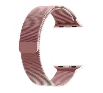 Special Offer KD Stainless Steel Milanese Loop Strap for 42/44mm Apple Watch (S/M/L) – Rose Gold