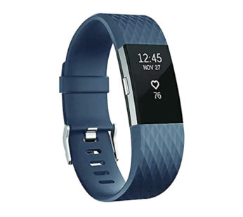 KD Silicone Strap for Fitbit Charge 2 M/L -Blue gray