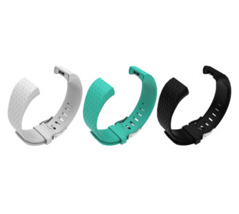 KD Fitbit Charge 2 Replacement Silicone Strap 3-Pack Colour Combo (S-M)