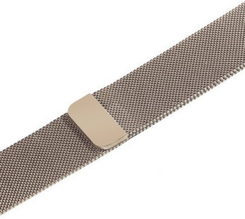 KD 42/44mm Apple Watch Milanese steel strap – Retro gold (S-M-L)