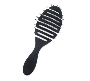 KD anti-tangle anti-static nylon wet hairbrush – Black