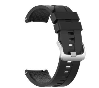 KD Silicone Band for Huawei  watch 2 classic (22mm width) Black