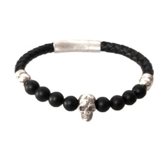 KD PU Vegan Leather Bracelet – black