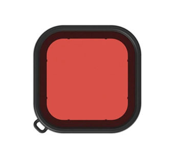 Ultimate Deals Action Mounts GoPro Hero 10/9/8 Waterproof Case Red Lens Filter & Strap