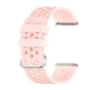 KD Silicone Strap for Fitbit Versa/Versa 2 (S/M) – Light Pink