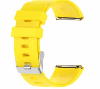 KD Silicone Strap for Fitbit Versa/Versa 2 (M/L) – Yellow