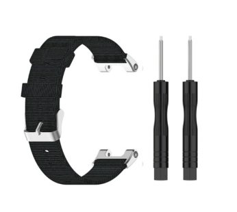 KD Amazfit T-Rex replacement nylon strap – Black (S-M-L)