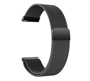 KD universal 20mm replacement milanese strap – Black (S/M)