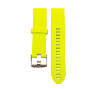 Sample KD Quick release Silicone Strap for 20mm Garmin Fenix 5S/6S – Yellow Green