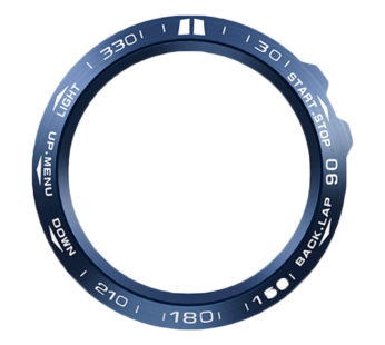 KD Garmin Fenix 3 stainless-steel watch bezel – Blue