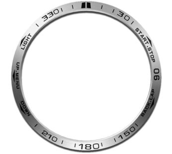 KD Garmin Fenix 5/5 Plus stainless-steel watch bezel – Silver