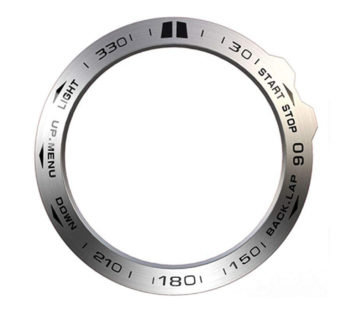 KD Garmin Fenix 5X/5X Plus stainless-steel watch bezel – Silver