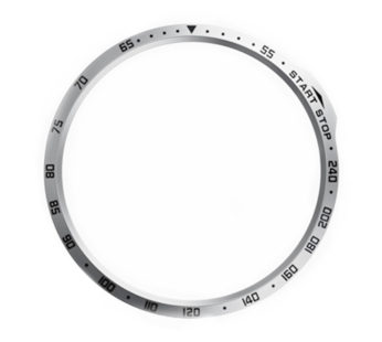 KD Garmin Fenix 6S stainless-steel ring watch bezel – Silver