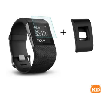 KD Fitbit Surge TPU protective case + screen protector combo