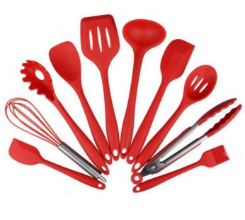 Ultimate Deals KD 10-Piece Silicone Kitchen Baking/Cooking Utensil Set