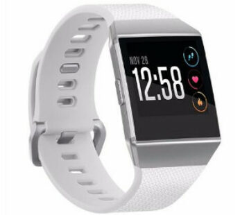 KD Fitbit Ionic replacement silicone strap – White (S-M)