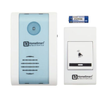 Home/Office/Apartment Wireless Battery-Operated Door Chime- White