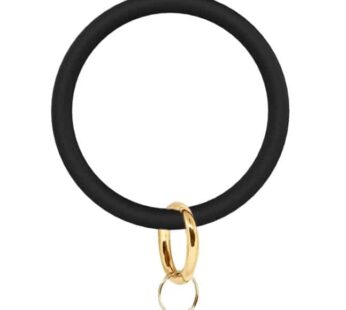 KD golden link keyrings silicone bangle wrist bracelet (2 Colours)