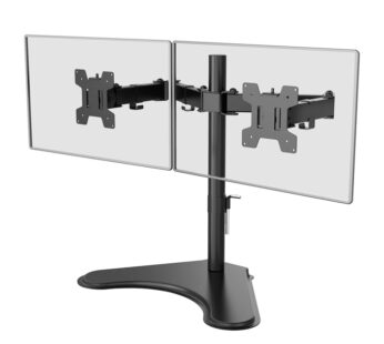 KD Free-Standing Adjustable Dual Monitor/Screen/TV/LCD/LED Desk Mount