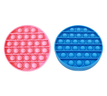 KD Sensory Stress-Relief Fidget Silicone Bubble Pop Toy/Game- 2 Colours