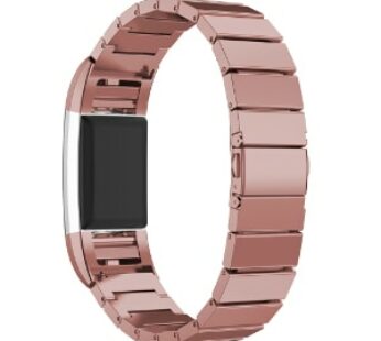 Special Offer KD Stainless Steel Strap for Fitbit Charge 2-RoseGold + Link removal took