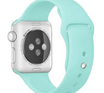 KD Silicone Strap for 42/44mm Apple Watch(S/M) – Light Blue