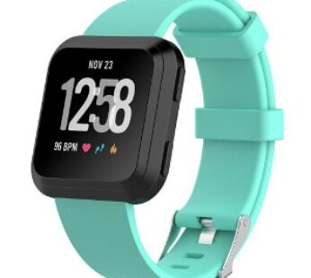 Special Offer KD Silicone Strap for Fitbit Versa/Versa 2 (M/L) – Frost Blue