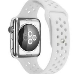 Special Offer KD Silicone Strap for 42/44mm Apple iWatch (M/L) – White