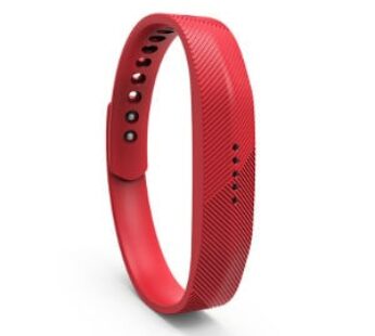 Special Offer KD Silicone Strap for Fitbit Flex 2 M/L -Red