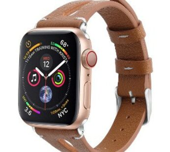 Ultimate Deals KD KD Leather Strap 42/44mm Apple Watch(S/M/L) – Brown