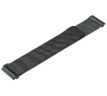 Special Offer KD Stainless Steel Milanese Quick Release Strap for Suunto 3 Fitness/Garmin Venu – Black S/M