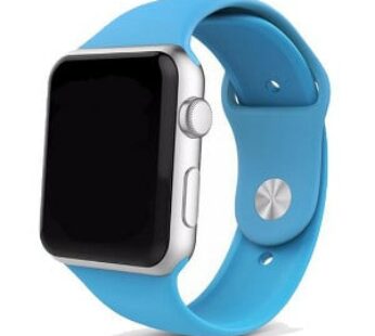 KD Silicone Strap for 42/44mm Apple Watch – Blue