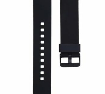 KD Silicone Strap for Pebble time-Black