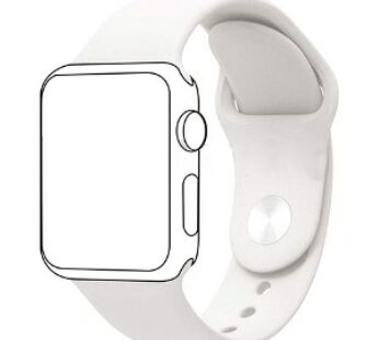 KD Silicone Strap 42/44MM Apple Watch – White