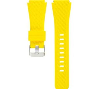 KD Silicone Strap for Samsung Gear S3 Frontier Yellow