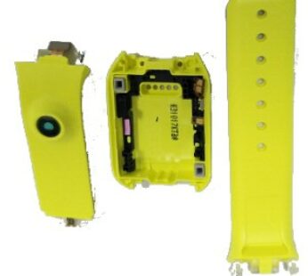 KD Samsung Gear V700 replacement silicone strap – Yellow (S-M-L)