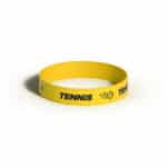 Killer Deals Debossed "Tennis" Silicone Wristband Bracelet- 3 Pack - Image 4