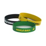 Killer Deals Debossed "Pickle" Silicone Wristband Bracelet- 3 Pack